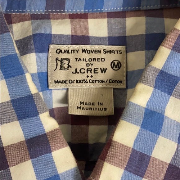 J Crew gingham button up shirt - Picture 3 of 6